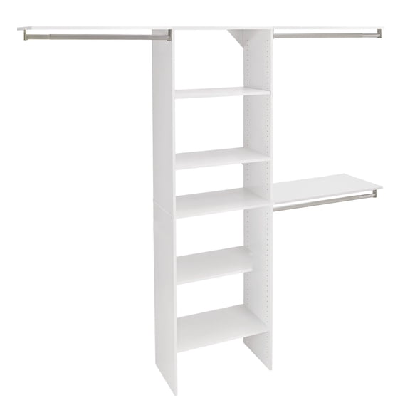 Closetmaid Ss25-Cos Suitesymphony 7 To 10 Foot Wide Closet System Kit - White