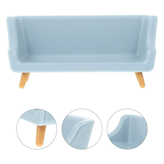 MUSEYA Mini House Furniture Sky-Blue Plastic 1Pack