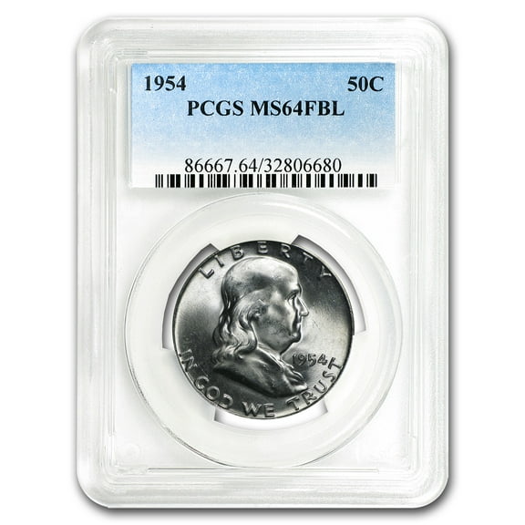 1954 Franklin Half Dollar MS-64 PCGS (FBL)