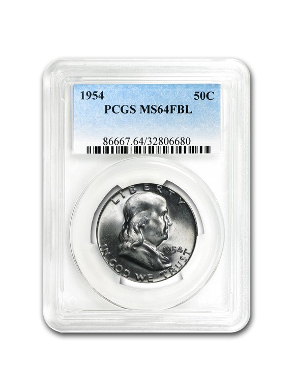 1954 Franklin Half Dollar MS-64 PCGS (FBL)