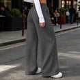 thumbnail image 6 of Zormilly Plus Size Sweatpants for Women Elastic High Waisted Baggy Wide Leg Sweatpants with Pockets Straight Leg Pants, S-5XL, 6 of 7