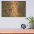 thumbnail image 4 of Luxe Metal Art 'Contemporary Paisley' by Silvia Vassileva, Metal Wall Art, 16" x 12", 4 of 9
