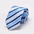 thumbnail image 4 of Men's 3.15" Wide Striped Woven Tie, Office Weddings Formal Business and Professional Wear, 4 of 4