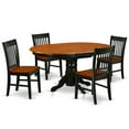 thumbnail image 2 of East West Furniture Dining Room Set Black & Cherry, KENO5-BCH-W, 2 of 5
