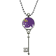 thumbnail image 1 of Semana santa religión Festival Purple Butterfly Colgante Collar Vintage Llavero Plata Joyas Unbranded M, 1 of 3