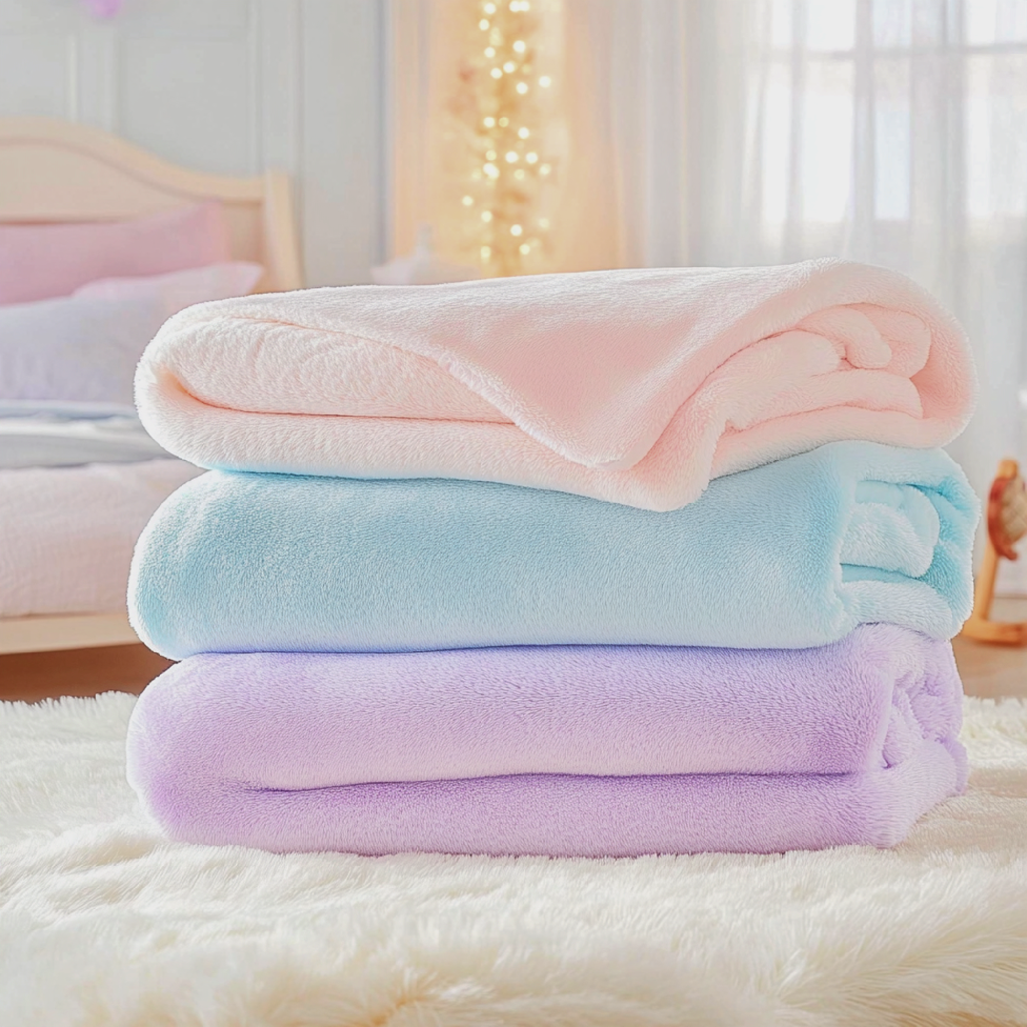 Threadart Super Soft Ultra Plush Fleece Throw Blankets 50"x60" | Fuzzy Soft Cozy Microfiber |Dark Blue | 11 Colors available