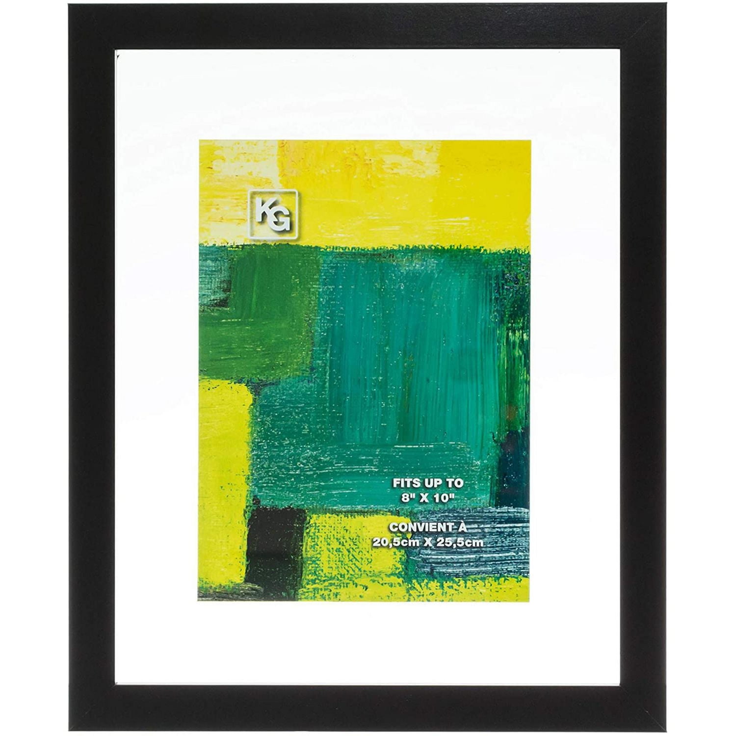 Kiera Grace Contempo Float Picture Frame, 8" x 10", Black