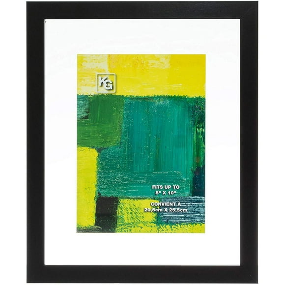 Kiera Grace Contempo Float Picture Frame, 8" x 10", Black