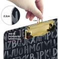 thumbnail image 4 of FMSHPON Alphabet Letters Clipboard Hardboard Wood Nursing Clip Board and Pull for Standard A4 Letter 13x9 inches, 4 of 5