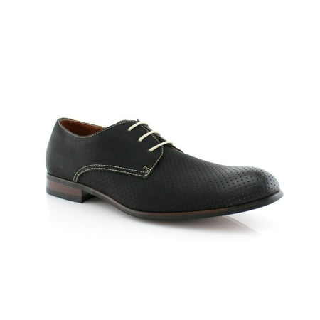 Ferro Aldo ISAIAH MFA19237APL Men s Perforated Faux Leather Oxford Classic Formal Business Dress Shoes