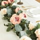 thumbnail image 4 of Guirnalda de flores artificiales, guirnalda de rosas artificiales, enredaderas florales para bodas, fiestas en casa, camino de mesa decorativo de seda, enredaderas artificiales, seda de alta, 4 of 6