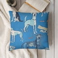 thumbnail image 3 of Cartoon Doodle Dogs Throw Pillow CoversDecorative Pillowcases Soft Cushion Covers for Sofa Couch Bed Home Deco, 3 of 5
