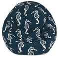 thumbnail image 1 of Majestic Home Sac de Haricots Classique Hippocampe, Petit, Marine, 1 of 1