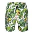 thumbnail image 4 of Naloa Green Tropical Men's Beach Shorts, Surfing shorts, Swim trunks, Quick Dry Swim Trunks for Surfing Beach Fun - XX-Large, 4 of 9