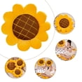 thumbnail image 6 of BQBQERT Soft Plushie Flower Throw Pillow, Large Yellow Decorative Cushion for Sofas, 6 of 17