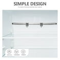 Eease 1 Set Freezer Shelf Bracket and Shelf Clip Freezer Shelf Support