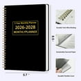 thumbnail image 5 of 3-Year Monthly Planner 2026-2028 | Premium Thick 120Gsm Paper | Leather Cover with Elastic Closure | Undated Layout for Professionals & Students | 36-Month Organization Notebook, 5 of 5
