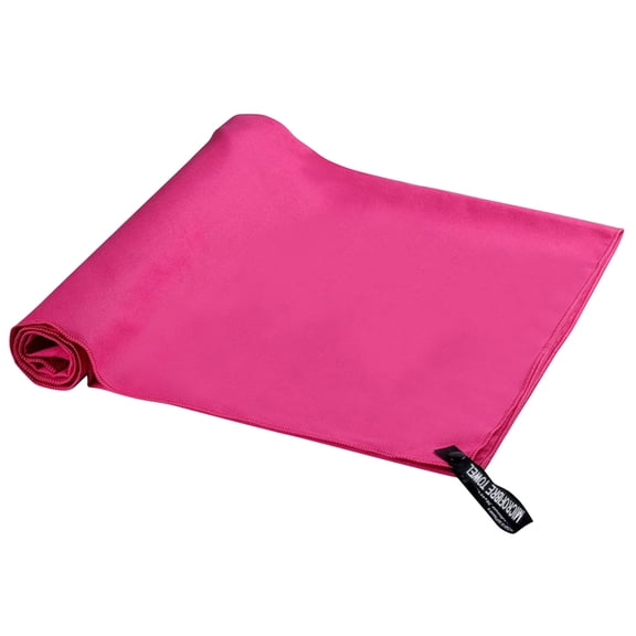 WRKEKC Bath Towels Sport Towel Gym Exercise Fitness Super Absorbent Fast Drying Premium Microfiber Hot Pink