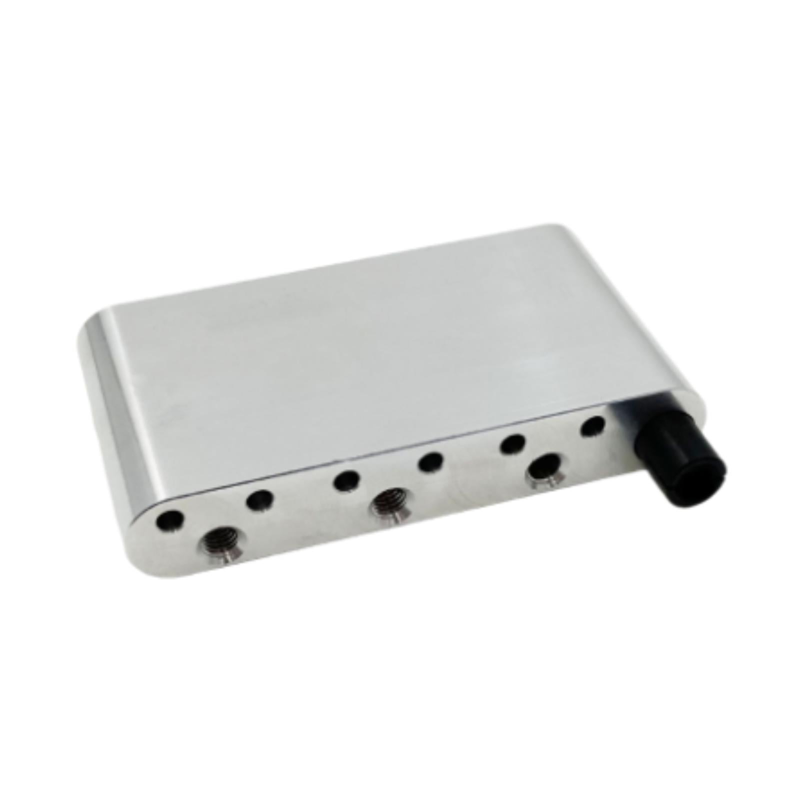Brass Guitar Tremolo Block Bridge Saddle Aluminium Alloy Replacement Fit for Electric Guitar Base Plate DIY Luthiers