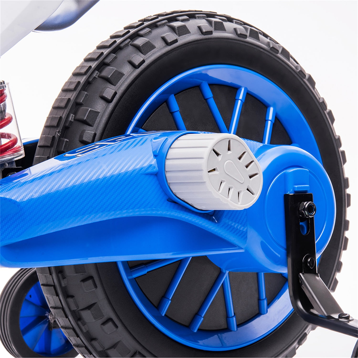 CIPACHO 12V Kids Ride On Toy Motorcycle, Electric Motor Toy Bike with Training Wheels for Kids 3-6 Kids Car, Blue