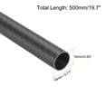thumbnail image 2 of Uxcell 1Pcs Carbon Fiber Tubes 16 x 18 x 500mm Matte Surface Rod 3K Roll Wrapped Round Tubing for RC Plane, 2 of 4