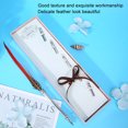thumbnail image 4 of Feather Pen Set, Calligraphic Feather Pen, Student Gift With Cute Feather Decor Office , For Kids, Students School Type 1,Type 2,Type 3, 4 of 8