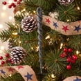 thumbnail image 2 of 24-Count Silver Glitter Icicle Christmas Ornaments, 5.3", by Holiday Time, 2 of 2