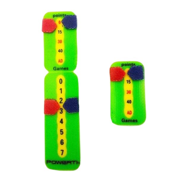 2PCS Tennis Racket Scatepers Pequeño torneo de puntajes de puntaje PVC Fácil de montar Mini tenis de tenis Guardianes