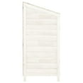 thumbnail image 5 of vidaXL Garden Shed White 40.2" x 20.5"x 44.1" Solid Wood Fir, 5 of 7