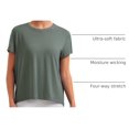 thumbnail image 4 of Remera CRZ YOGA Suave y Holgada para Yoga Gris Salvia Talle S, 4 of 6