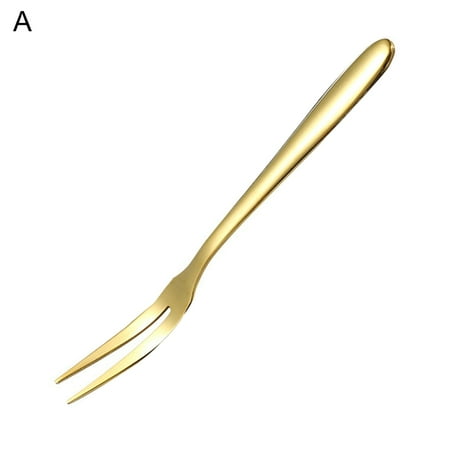 

Xunyuan Fruit Fork Food Grade Heat Resistant Stainless Steel Sturdy Food Appetizer Pick Fork Tools for Home