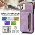 thumbnail image 2 of ELEHOLD Leather Wallet Case for iPhone 14 Case, iPhone 14 Wallet Case with PU Leather Card Pockets Back Flip Cover,Purple, 2 of 5