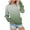 2# Green cheap stuff under 5 dollars, variant on Dyegold Sweatshirts for Teen Girls Womens Long Sleeve Crew Neck Ombre Pullover Tops Hoodies Casual Loose Gradient Sweaters T Shirts