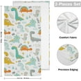 thumbnail image 2 of GZHJMY Dinosaur Soft Hand Towels, 2 Pcs Absorbent Bath Towel Decorative Fingertip Towels for Bathroom Gym Spa Hotel Beach Swimming Pool,14.4"x 28.3", 2 of 7