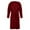 Burgundy, variant on Lovskoo Men's Soft Plush Fleece Hooded Bathrobe Full Length Long Warm Lounge Robe With Hood Blue