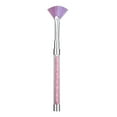 thumbnail image 1 of DHARMONAL Fan Pen Brush Nail Tools Gel Pen Brush Glitter Powder Drawing Nail Brushes for Nail Fingernail Brush Nail Cleaning Brushes with Handle Nail Brushes for Acrylic Application Size 8 Brush Nail, 1 of 8