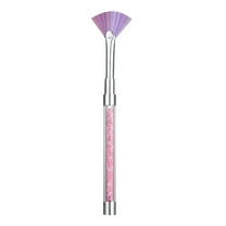 Fan Pen Brush Nail Tools Gel Drawing Pen Acrylic Handle Nail Brush for Glitter Powder Manicure Art Design