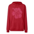 thumbnail image 6 of Pimfylm Graphic Hoodies Women Y2k Oversized Sweatshirt Long Sleeve Pullover Sweater Cute Hooded Preppy Top Shirts Red, XXXL, 6 of 6