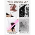 thumbnail image 3 of Trenzas bohemio de pelo humano con forma de piruleta, 18 cm, 50 g, 12 A, 3 of 6