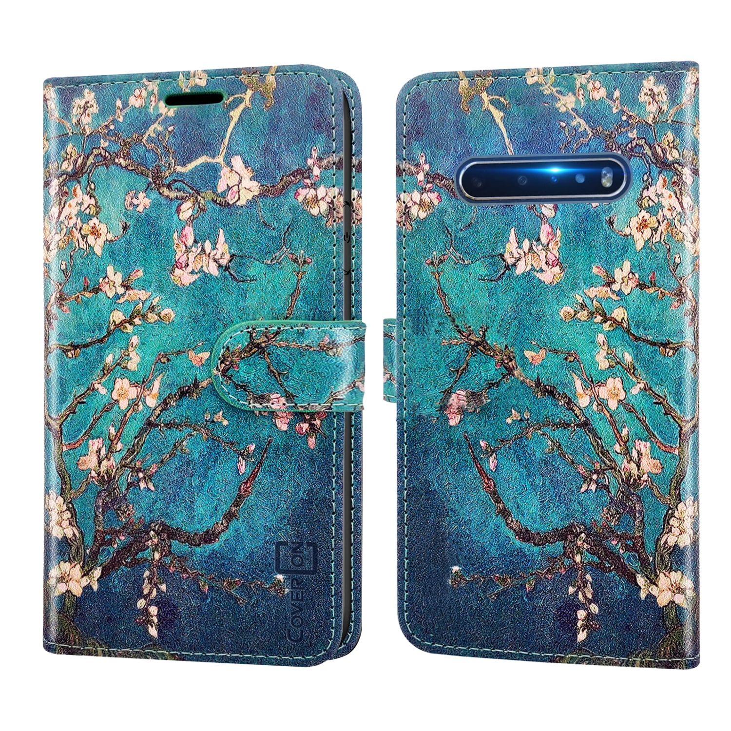 CoverON LG V60 ThinQ 5G Wallet Case RFID Blocking Vegan Leather Card Holder  Phone Cover - CarryAll Series - Walmart.com