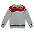 thumbnail image 5 of Suéter informal holgado con cuello redondo y colores a juego para mujer, 5 of 5