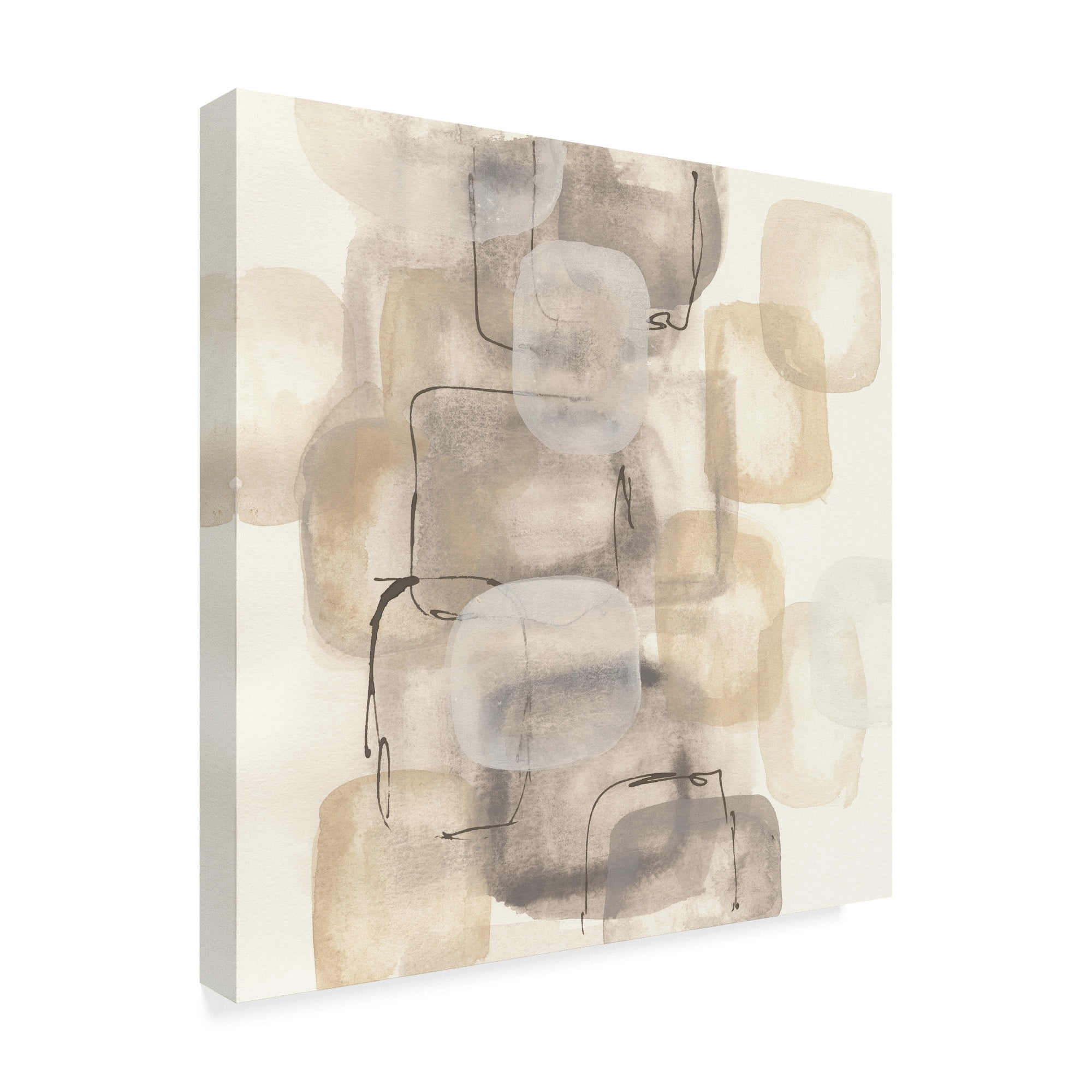 Trademark Fine Art 'Neutral Stacking I' Canvas Art by Chris Paschke