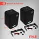 thumbnail image 4 of Sistema de Bocinas para Exterior Pyle Negro con Rejilla Resistente, Montaje Universal, 4 of 8