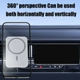 thumbnail image 5 of Magnetic Car Phone Mount with 15W Wireless Fast Charging, 360 Degree Rotating Holder for Safe Driving, Universal Phone Charger and Holder(White), 5 of 6