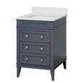 thumbnail image 7 of Eleanor 24" Bathroom Vanity with Marine Gray Cabinet and Quartz Top, 7 of 7