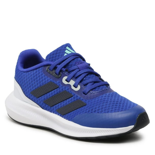 Tenis Adidas Runfalcon 3.0 K UNISEX. HP5840 azul 24.5