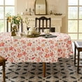 thumbnail image 5 of Fall Tablecloth Oval Thanksgiving Tablecloth,Leaf Tablecloth, Harvest Tablecloth, Fall Tablecloths for Oval Tables, Spill-Proof Table Cloth for Dining Room Table,54x72inch, 5 of 5