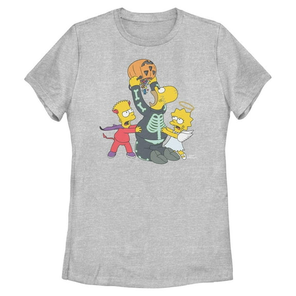 Womens The Simpsons Halloween Greedy Homer T Shirt