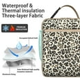 thumbnail image 2 of Texture Insulated Lunch Bag Box Women Reusable Lunch Bag Lightweight Lunchbox Picnic Hiking, 2 of 6