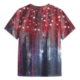 thumbnail image 5 of Ymyiu Boys Patriotic Shirt Kids 4th of July T Shirt for Boys American Flag Patriotic Shirts Toddler Indenpendence Day Tee USA Tie Dye Top 3-4T, Blue, 5 of 5